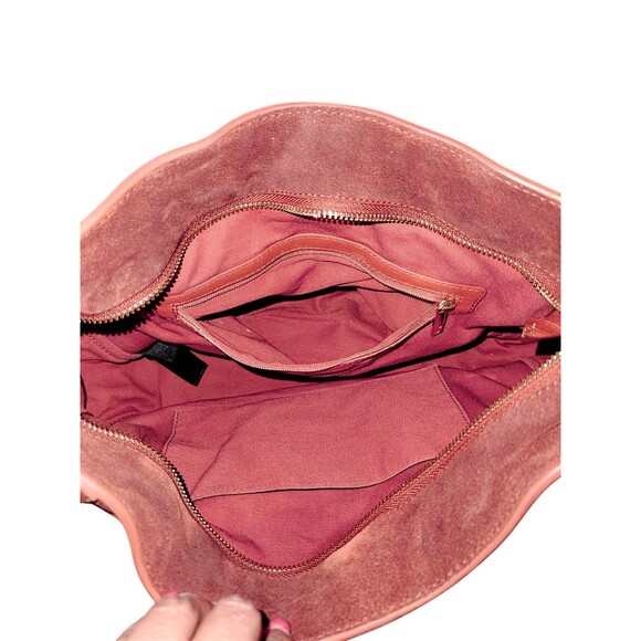 Ted Baker PARCIA Braided handle Leather Burnt Sienna Bohemian Large Hobo Bag - Picture 7 of 12